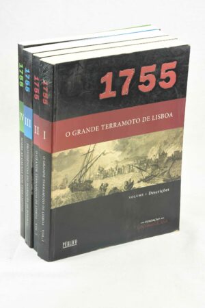 1755 O GRANDE TERRAMOTO DE LISBOA - 4 VOLUMES - FUNDAÇÃO LUSO BRITÂNICA
