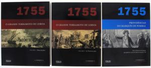 1755 O GRANDE TERRAMOTO DE LISBOA -  1985 FUNDAÇÃO LUSO -AMERICANA 2005 - 4 VOLUMES