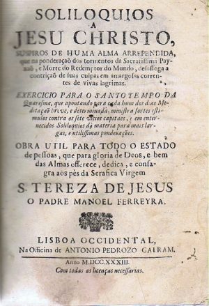 Soliloquios a Jesu Christo