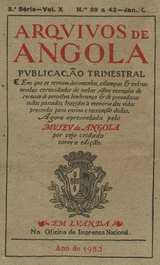 Arquivos de Angola - ano 1953