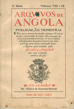 Arquivos de Angola - ano 1951 - 1952