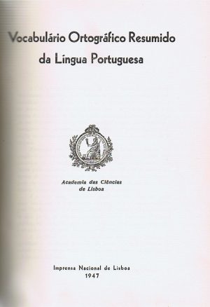 Vocabulário ortográfico resumido da língua portuguesa