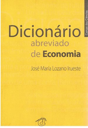 DICIONÁRIO ABREVIADO DE ECONOMIA