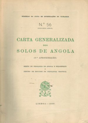 CARTA GENERALIZADA DOS SOLOS DE ANGOLA