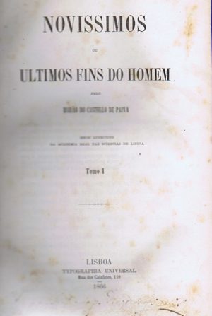 NOVÍSSIMOS OU ÚLTIMOS FINS DO HOMEM