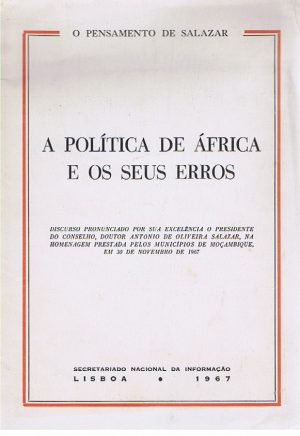 A POLITICA DE ÁFRICA E OS SEUS ERROS