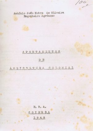 APONTAMENTOS DE AGRICULTURA COLONIAL