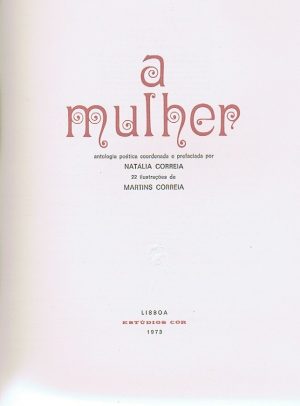 A MULHER : ANTOLOGIA POÉTICA