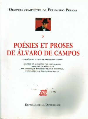 POÉSIES ET PROSES DE ÁLVARO DE CAMPOS