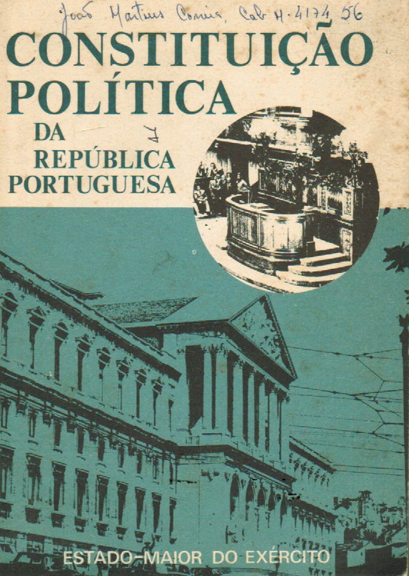 CONSTITUIÇÃO POLÍTICA DA REPÚBLICA PORTUGUESA