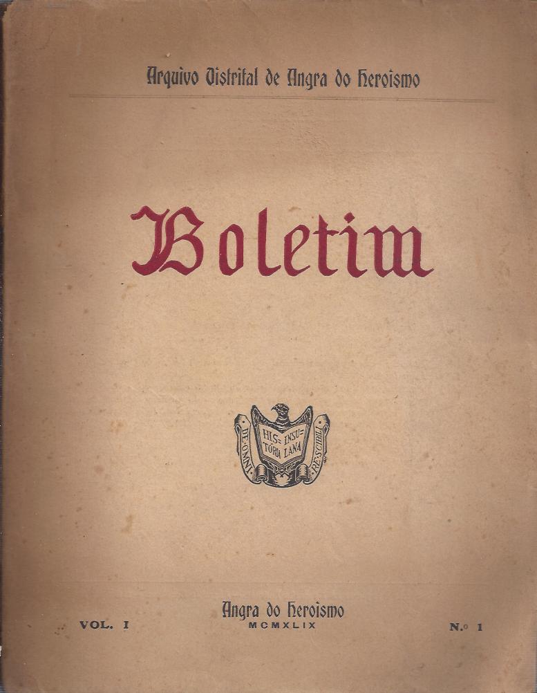BOLETIM VOLUMES I - nº 1 e VOLUME II nº 4 . 5