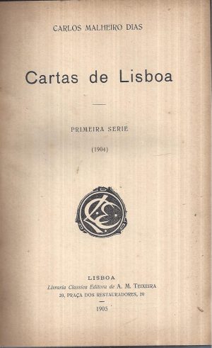 CARTAS DE LISBOA 1ª SÉRIE