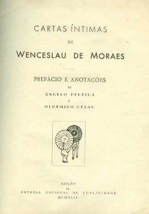 Cartas íntimas de Wenceslau de Moraes