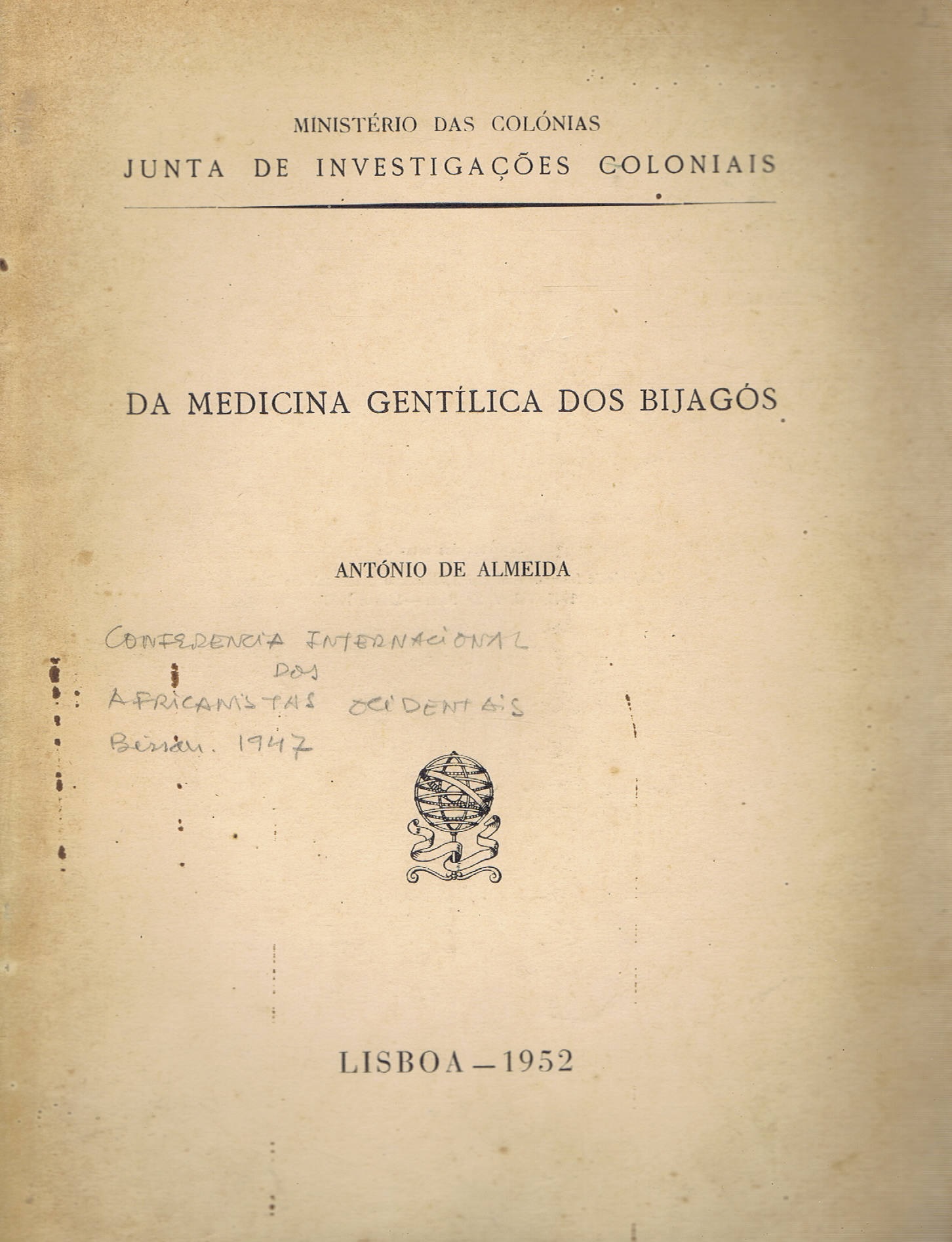 DA MEDICINA GENTÍLICA DOS BIJAGÓS