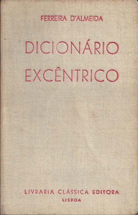 DICIONÁRIO EXCÊNTRICO