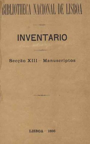 Inventário - Secção XIII Manuscriptos