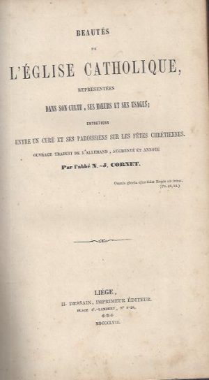 BEAUTÉS DE L'EGLISE CATHOLIQUE