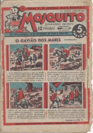 O MOSQUITO - Do Número 373 a 672 ( 299 fascículos )