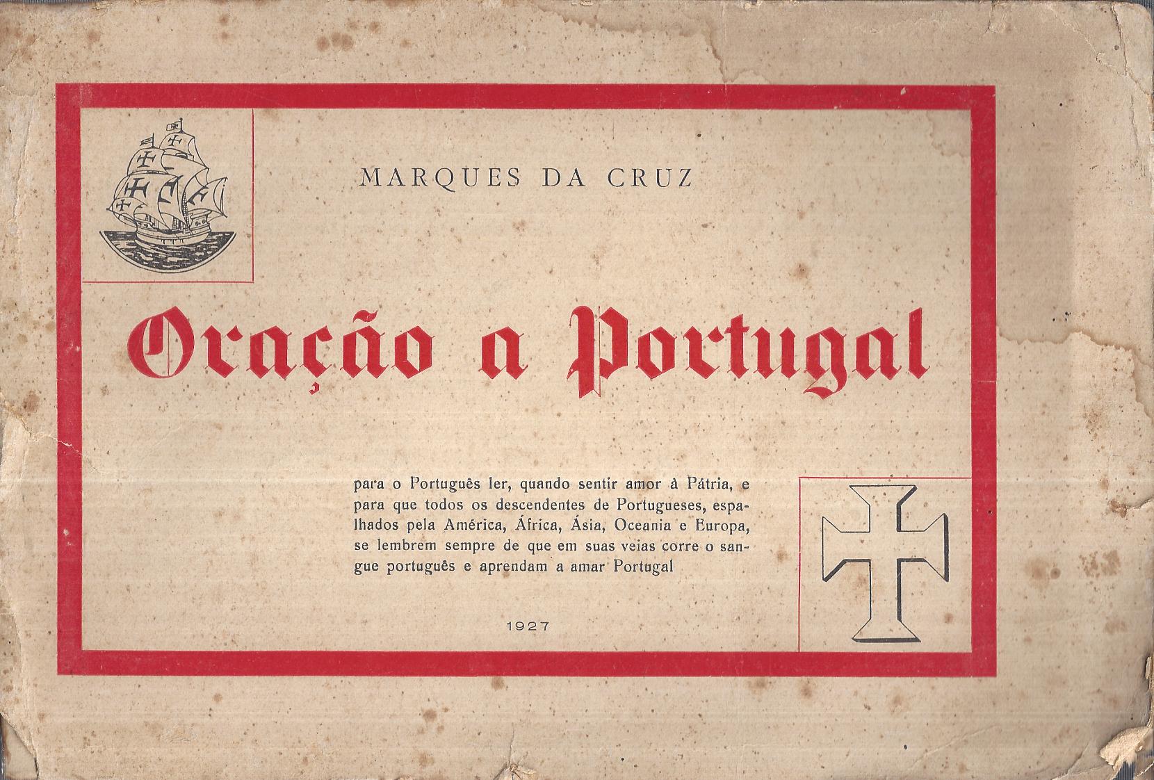 ORAÇÃO A PORTUGAL