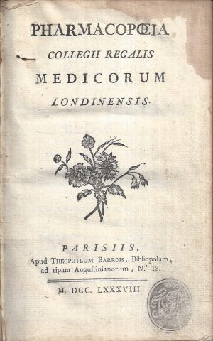 PHARMACOPEIA COLLEGII REGALIS MEDICORUM LONDINENSIS