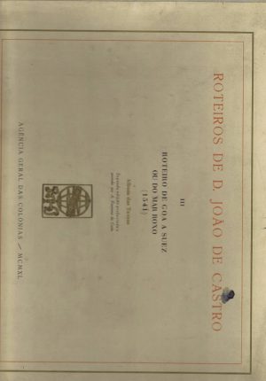 ROTEIROS DE D. JOÃO DE CASTRO  VOLUME III