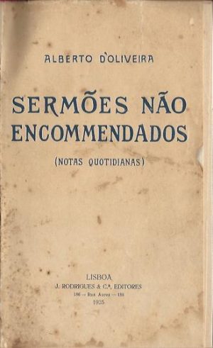 SERMÕES NÃO ENCOMENDADOS