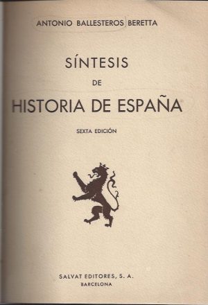 SÍNTESES DE HISTORIA DE ESPAÑA