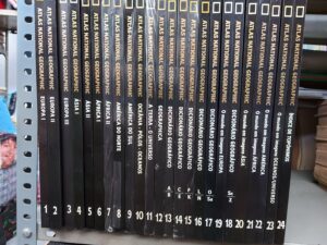 ATLAS NATIONAL GEOGRAPHIC - 24 VOLUMES - COLECÇÃO COMPLETA - A LEVANTAR NO ARMAZÉM