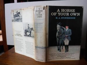 A HORSE OF YOUR OWN - M. A. STONERIDGE
