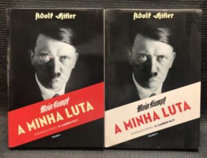 A MINHA LUTA - MEIN KAMPF - ADOLF HITLER - 2 VOLUMES - EDIÇÃO SÁBADO - INTRODUÇÃO E NOTAS D. CAMERON WATT