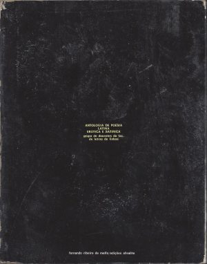 ANTOLOGIA DE POESIA LATINA ERÓTICA E SATÍRICA