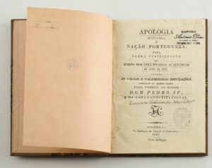 APOLOGIA DIRIGIDA À NAÇÃO PORTUGUESA PARA PLENA JUSTIFICAÇÃO DO CORPO DOS VOLUNTÁRIOS ACADÉMICOS NO ANO DE 1826