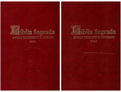 BÍBLIA SAGRADA - ANTIGO TESTAMENTO ILUSTRADO TOMOS I E II - EDITOR NUNO CASTRO - DEZEMBRO 2005 - EDIÇÃO CORREIO DA MANHÃ