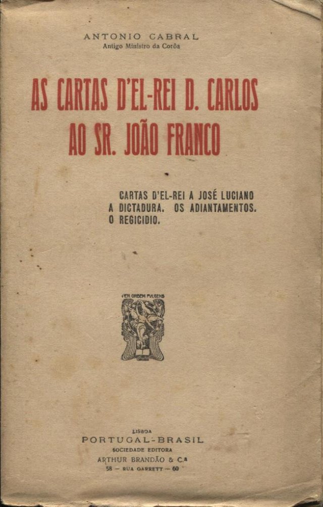 CARTAS D'EL REI D. CARLOS AO SR. JOÃO FRANCO