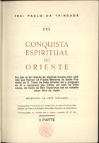 CONQUISTA ESPIRITUAL DO ORIENTE - PARTES I, II E III