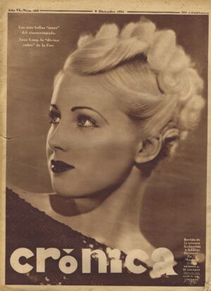 CRÓNICA - REVISTA DE LA SEMANA - ANO VI NÚM. 265 - 9 DICIEMBRE 1934
