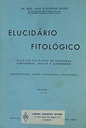 ELUCIDÁRIO FITOLÓGICO - 3 VOLUMES