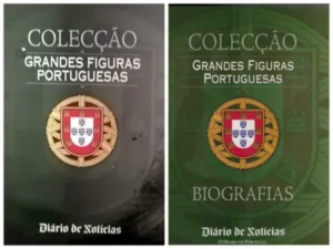 COLECÇÃO GRANDES FIGURAS PORTUGUESAS - BIOGRAFIAS -  MEDALHAS ( 60 ) - DIÁRIO DE NOTÍCIAS