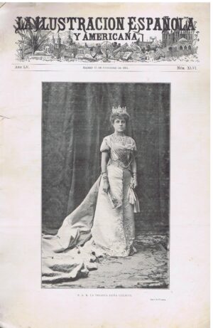 S. A. R. LA INFANTA DOÑA EULALIA - LA ILUSTRACIÓN ESPAÑOLA Y AMERICANA, ANO LV NUM 46 - 15 DICIEMBRE 1911