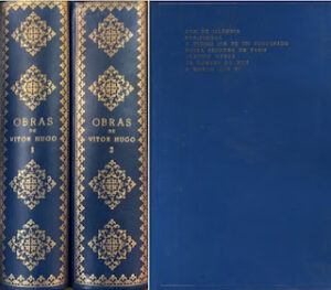 OBRAS DE VÍTOR HUGO - 2 VOLUMES EM PAPEL BÍBLIA - LELLO & IRMÃO EDITORES - PORTO