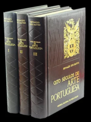 OITO SÉCULOS DE ARTE PORTUGUESA - REINALDO DOS SANTOS - 3 VOLUMES ( A LEVANTAR NA LOJA )