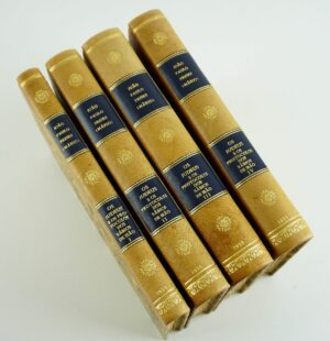 OS JUDEUS E OS PROTOCOLOS DOS SÁBIOS DE SIÃO - MÁRIO JOÃO PAULO FREIRE - 4 VOLUMES ENCADERNADOS COM AS CAPAS DE BROCHURA