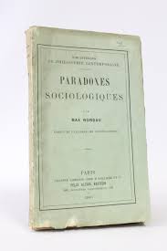 PARADOXES SOCIOLOGIQUES - MAX NORDAU - PARIS FELIX ALCAN EDITEUR