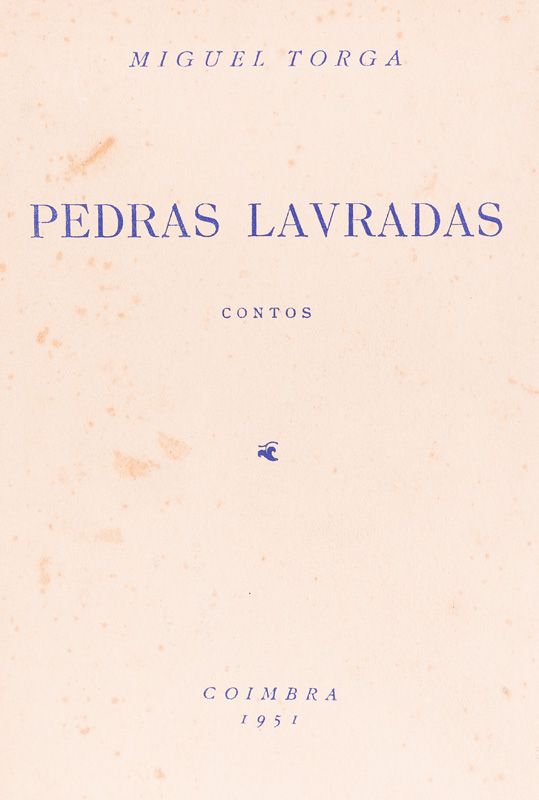 PEDRAS LAVRADAS - CONTOS - 4^EDIÇÃO - COIMBRA