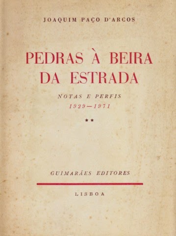 PEDRAS À BEIRA DA ESTRADA NOTAS E PERFIS 1929-1971 VOLUME II