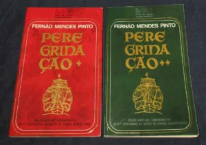PEREGRINAÇÃO - FERBNÃO MENDES PINTO - EDIÇÃQO ANOTADA COMEMORATIVA DO 4º CENTENÁRIO DA MORTE DE FERNÃO MENDES PINTO - 2 VOLUMES NºS 348 E 349 - LIVROS DE BOLSO EUROPA AMÉRICA