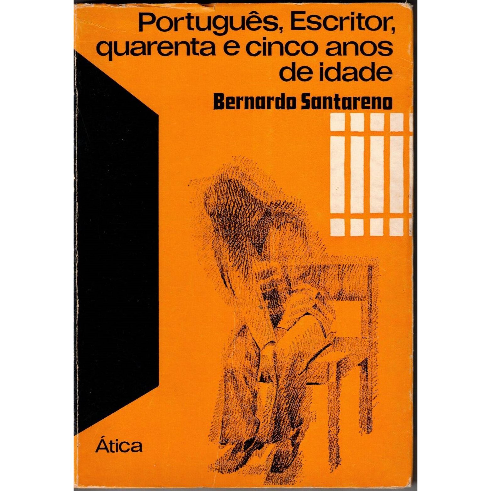 PORTUGUÊS, ESCRITOR, QUARENTA E CINCO ANOS DE IDADE - BERNARDO SANTARENO - COM DEDICATÓRIA DO AUTOR A UM MARTINS ( ARMANDO ? ) E DIVERSOS AUTÓGRAFOS DAS GENTES DO TEATRO DA ALTURA.