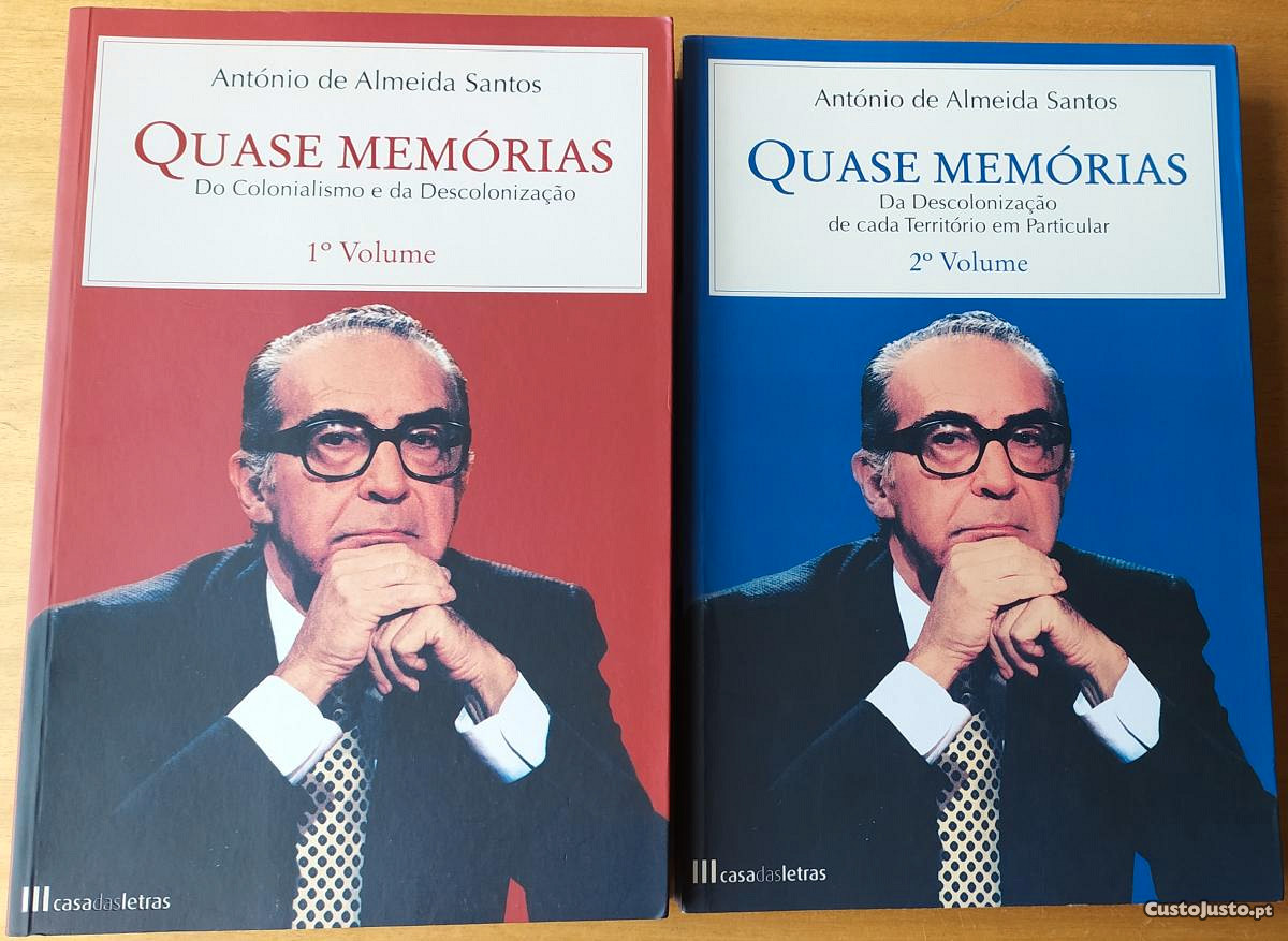 QUASE MEMÓRIAS - ANTÓNIO DE ALMEIDA SANTOS - 2 VOLUMES