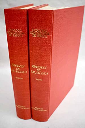 CATÁLOGO MONUMENTAL DE ESPAÑA - PROVINCIA DE SALAMANCA - MANUEL GOMEZ-MORENO - 2 VOLUMES