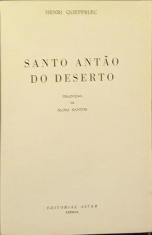 SANTO ANTÃO DO DESERTO - HENRI QUEFFÉLEC - ASTER